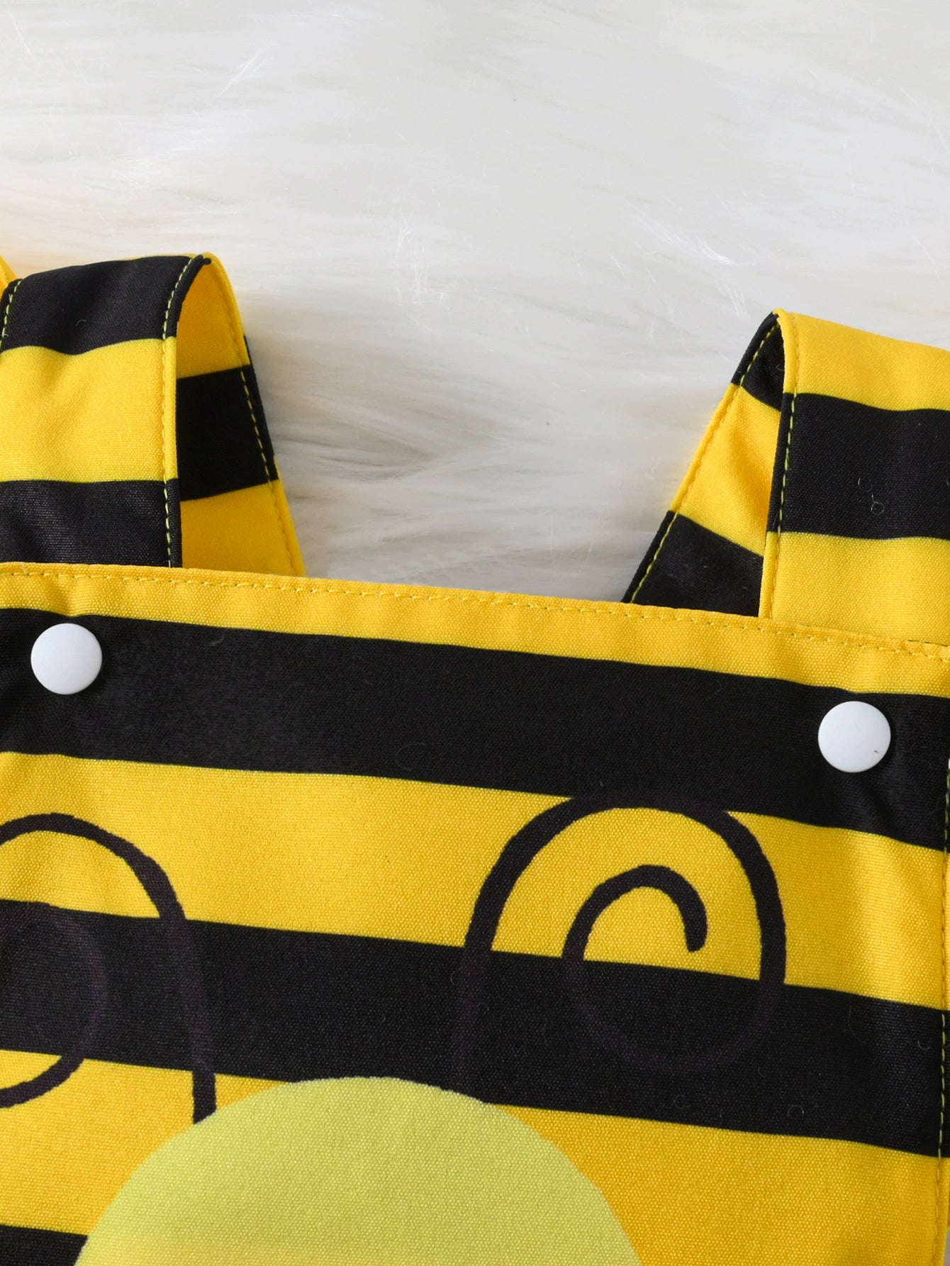 kids-bee-striped-ruffle-bodysuit-dress-with-headband-side-view
