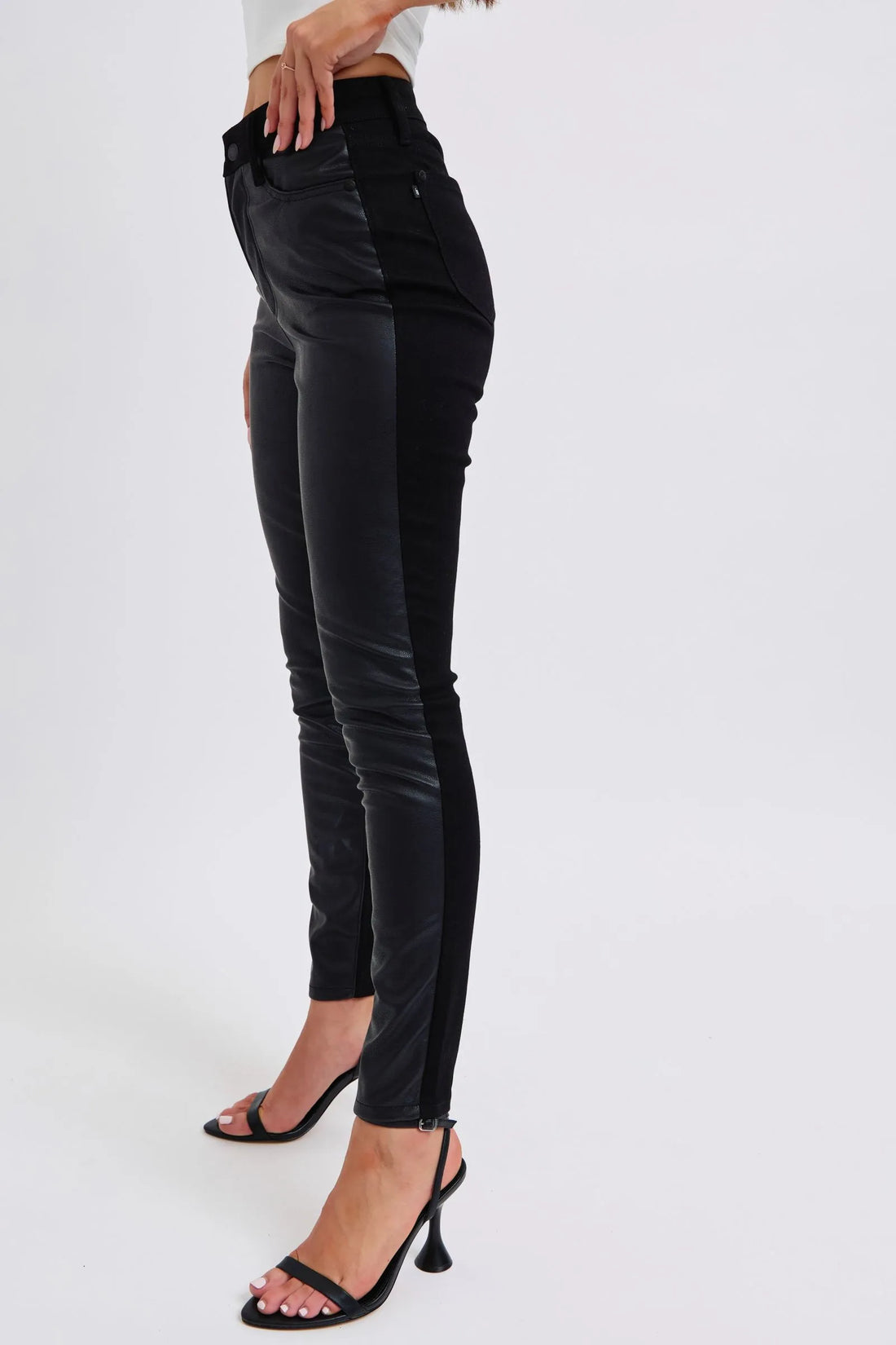 judy-blue-faux-leather-skinny-pants-front-view-womens-fashion