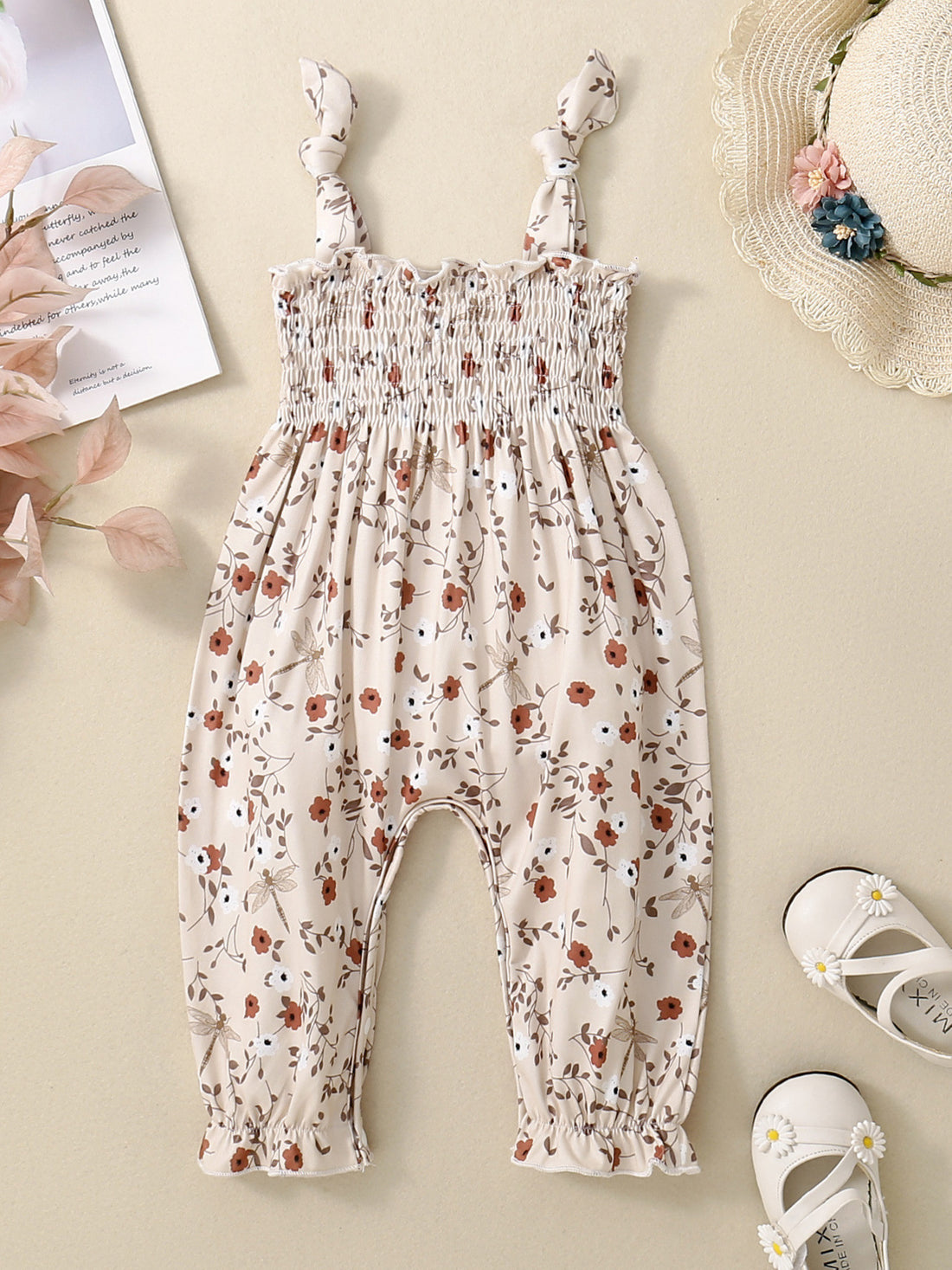 girls-floral-smocked-jumpsuit-front-view-casual-kids-summer-outfit