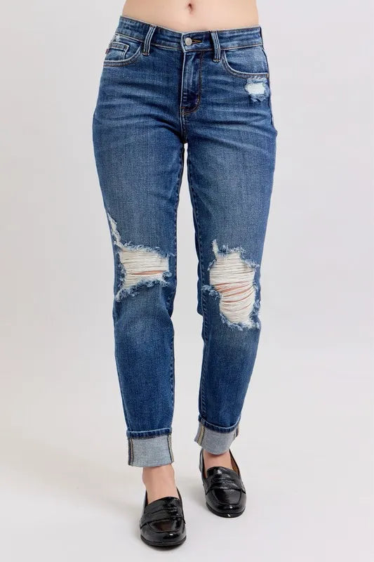 judy-blue-boyfriend-destroy-jeans-plus-size-front-view-womens-fashion