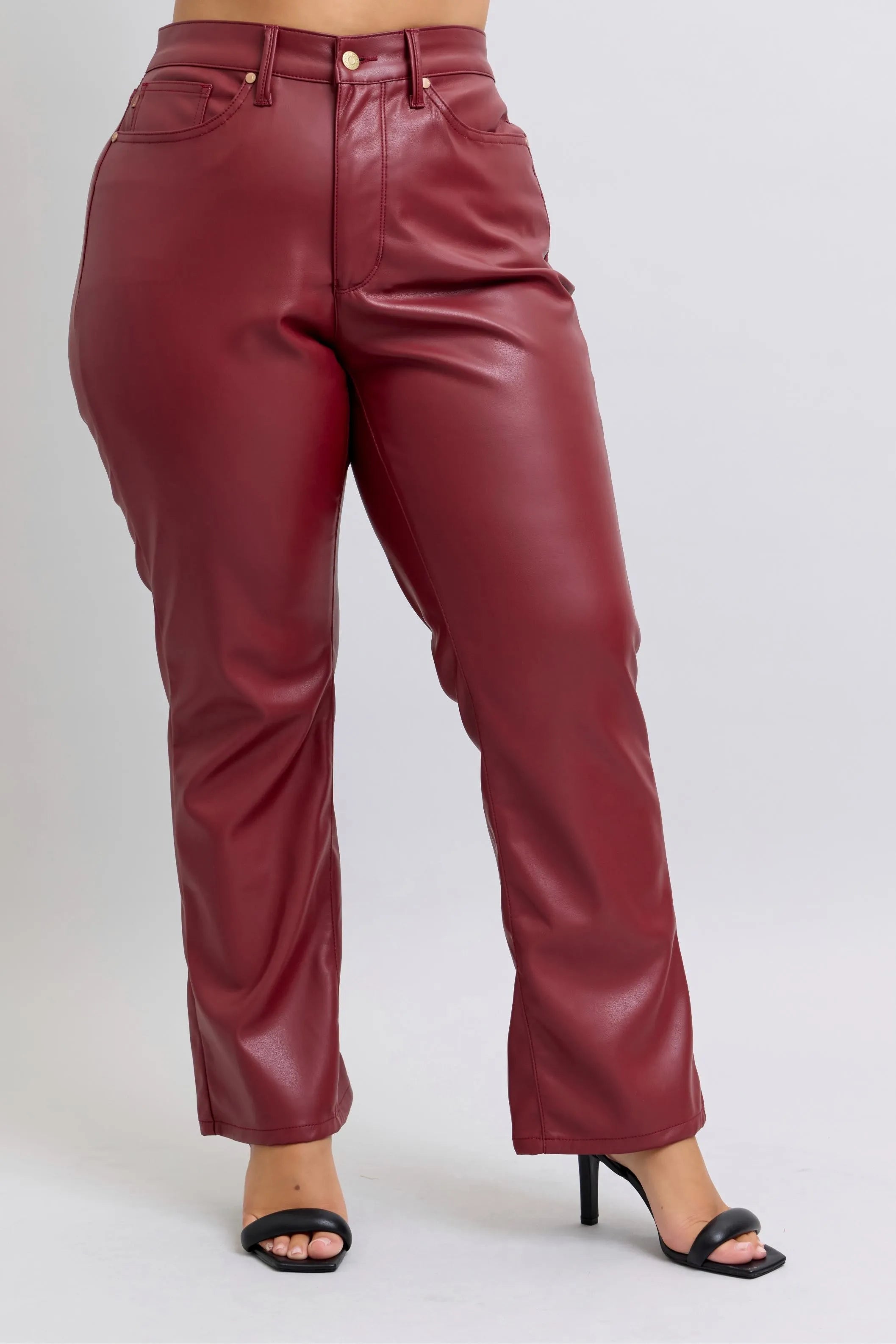 judy-blue-high-waist-faux-leather-pants-back-view-comfortable