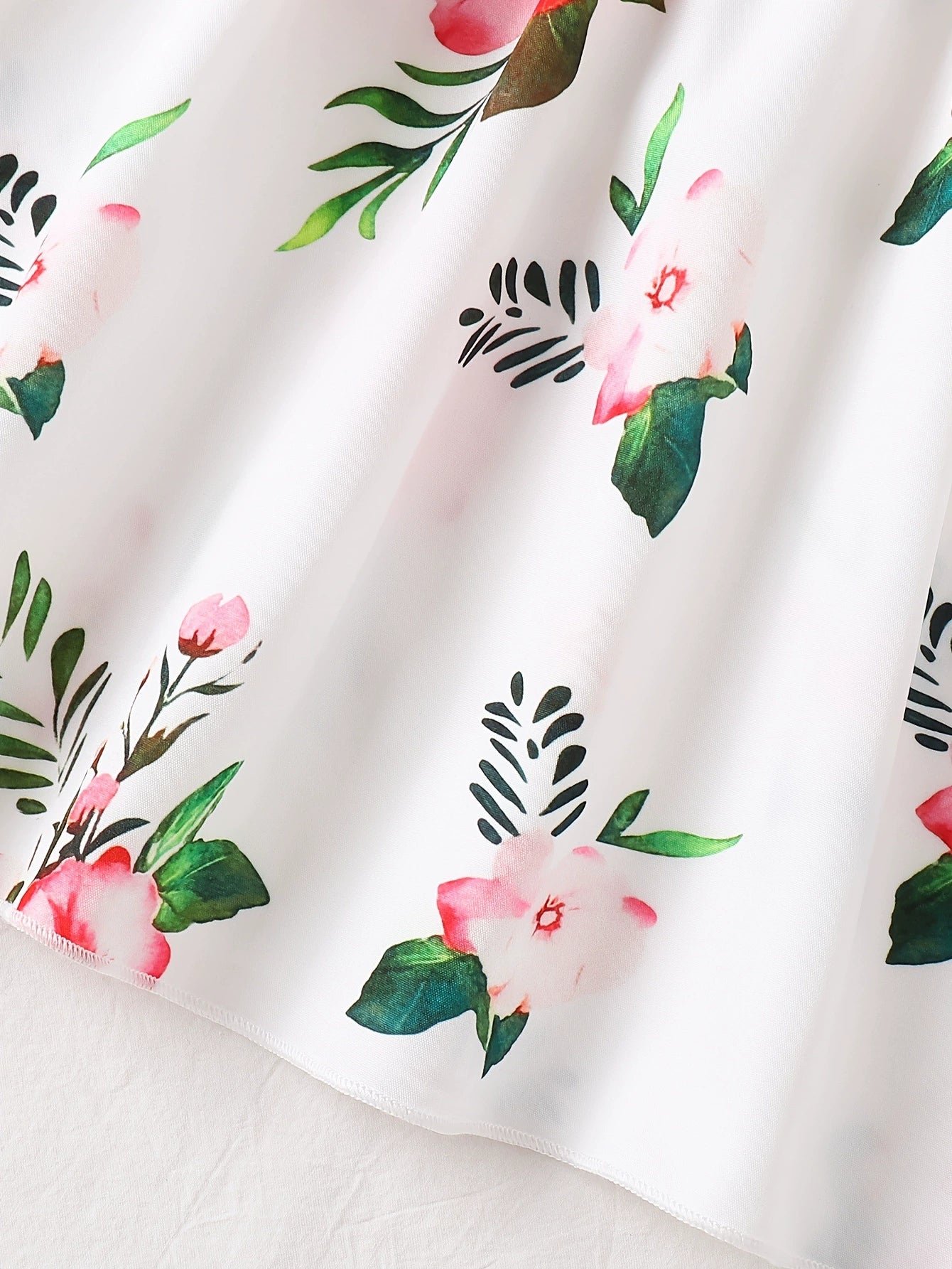 kids‑floral‑puff‑sleeve‑casual‑dress‑back‑view‑comfortable‑wear