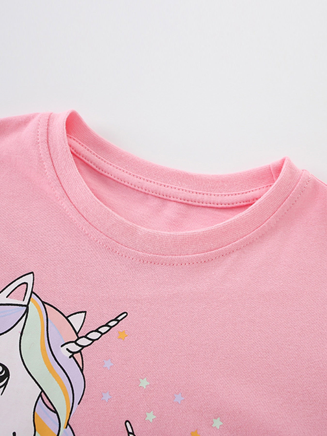 kids-unicorn-tee-and-shorts-set-back-view-comfortable-fit