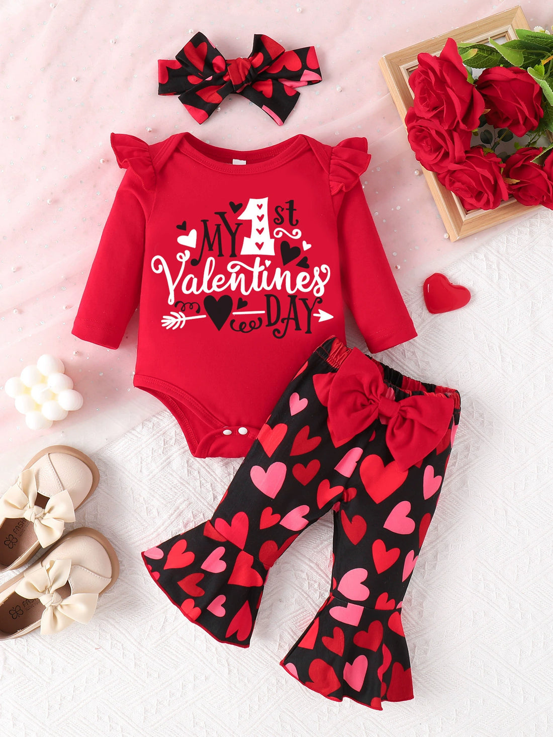 kids-ruffled-bodysuit-and-pants-set-with-headband-front-view-cute-outfit