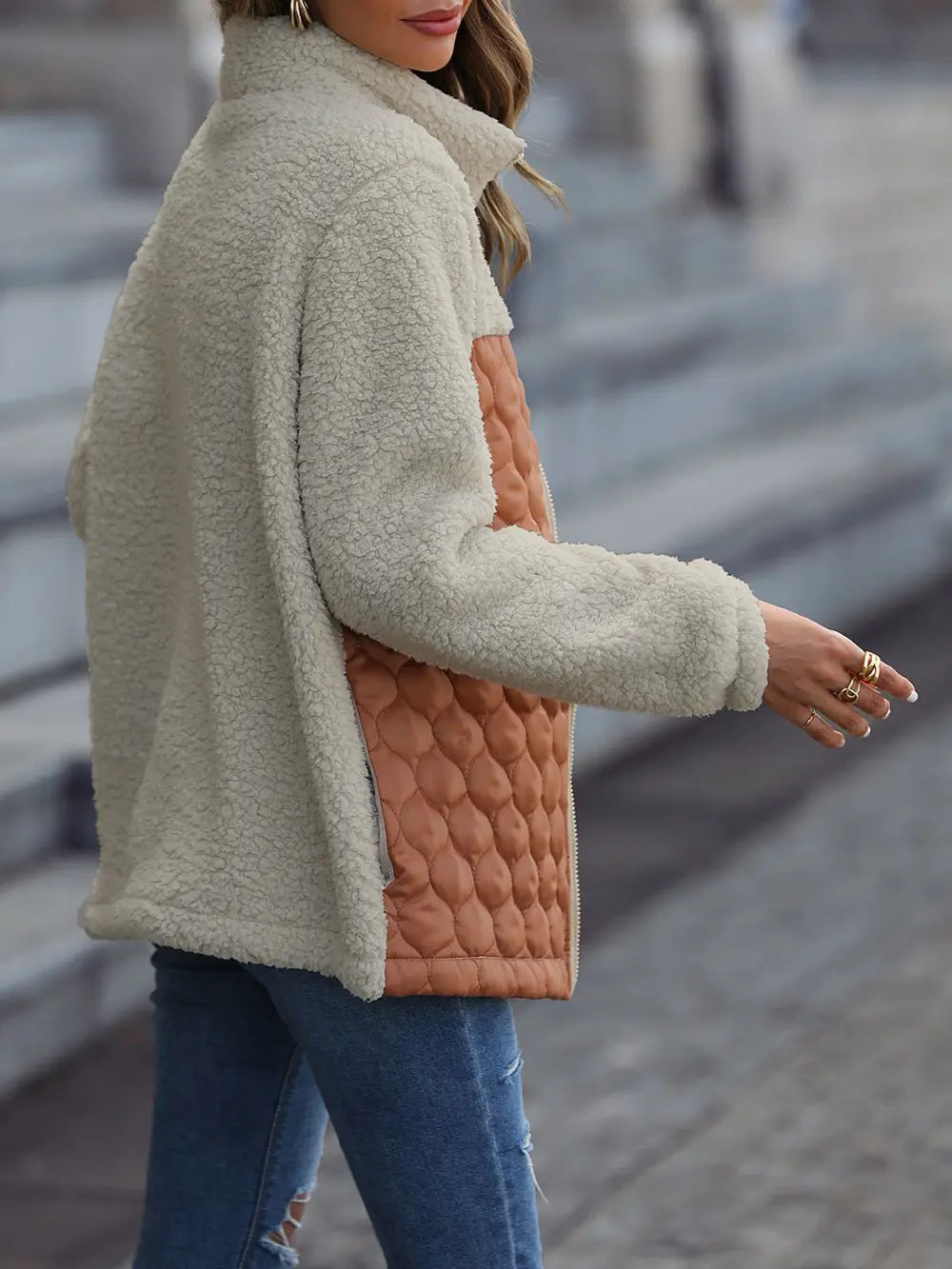 close-up-leopard-color-block-zip-up-jacket-print-detail
