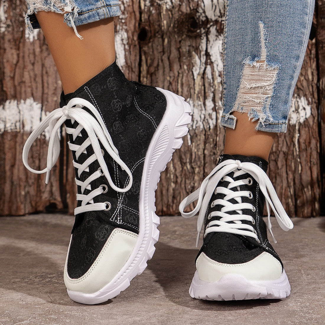 mens-lace-up-round-toe-sneakers-front-view-casual-footwear