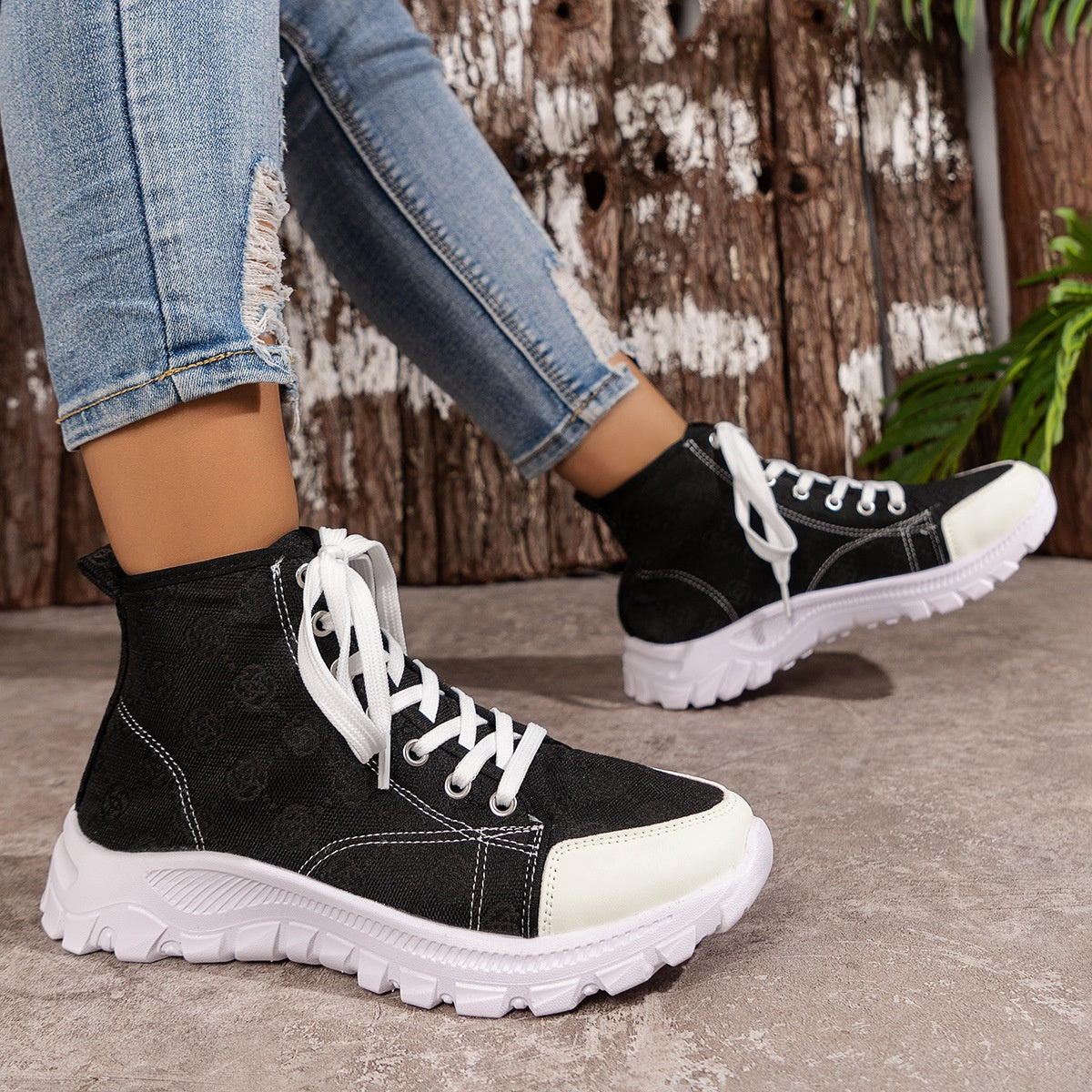 mens-lace-up-round-toe-sneakers-side-view-lightweight-design