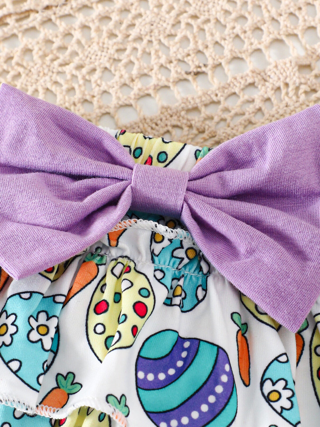 kids-easter-graphic-bodysuit-and-skirt-set-back-view-comfortable-fit