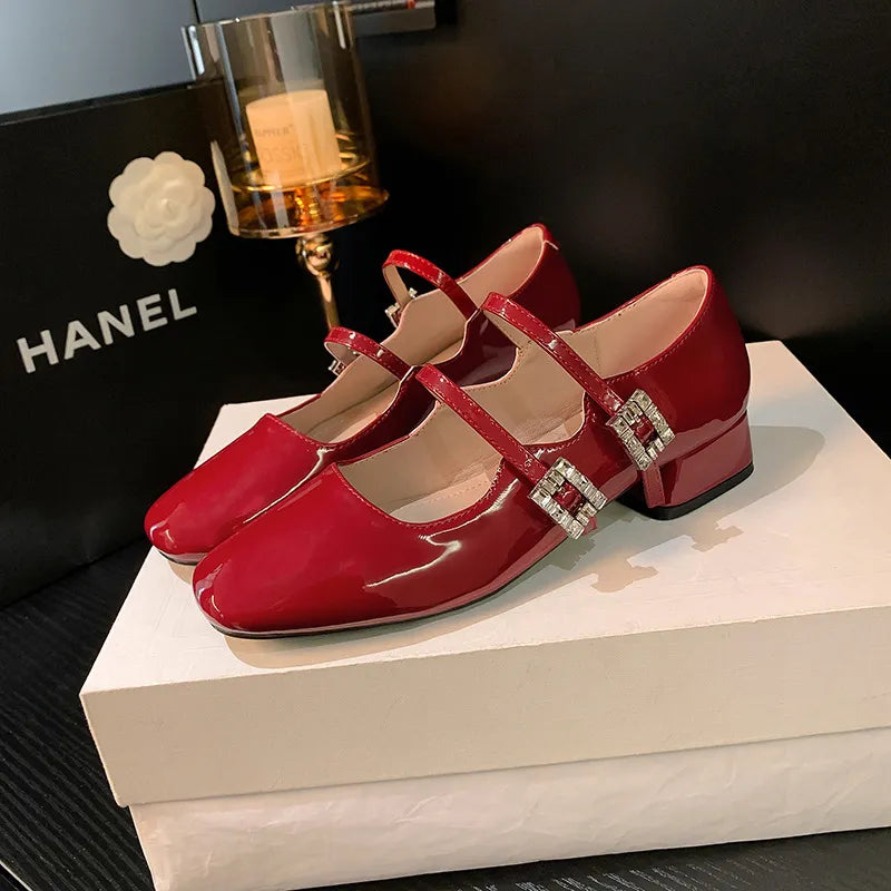 red-block-heel-buckle-mary-jane-shoes-women-trendy-fashion-comfortable-dress-shoes
