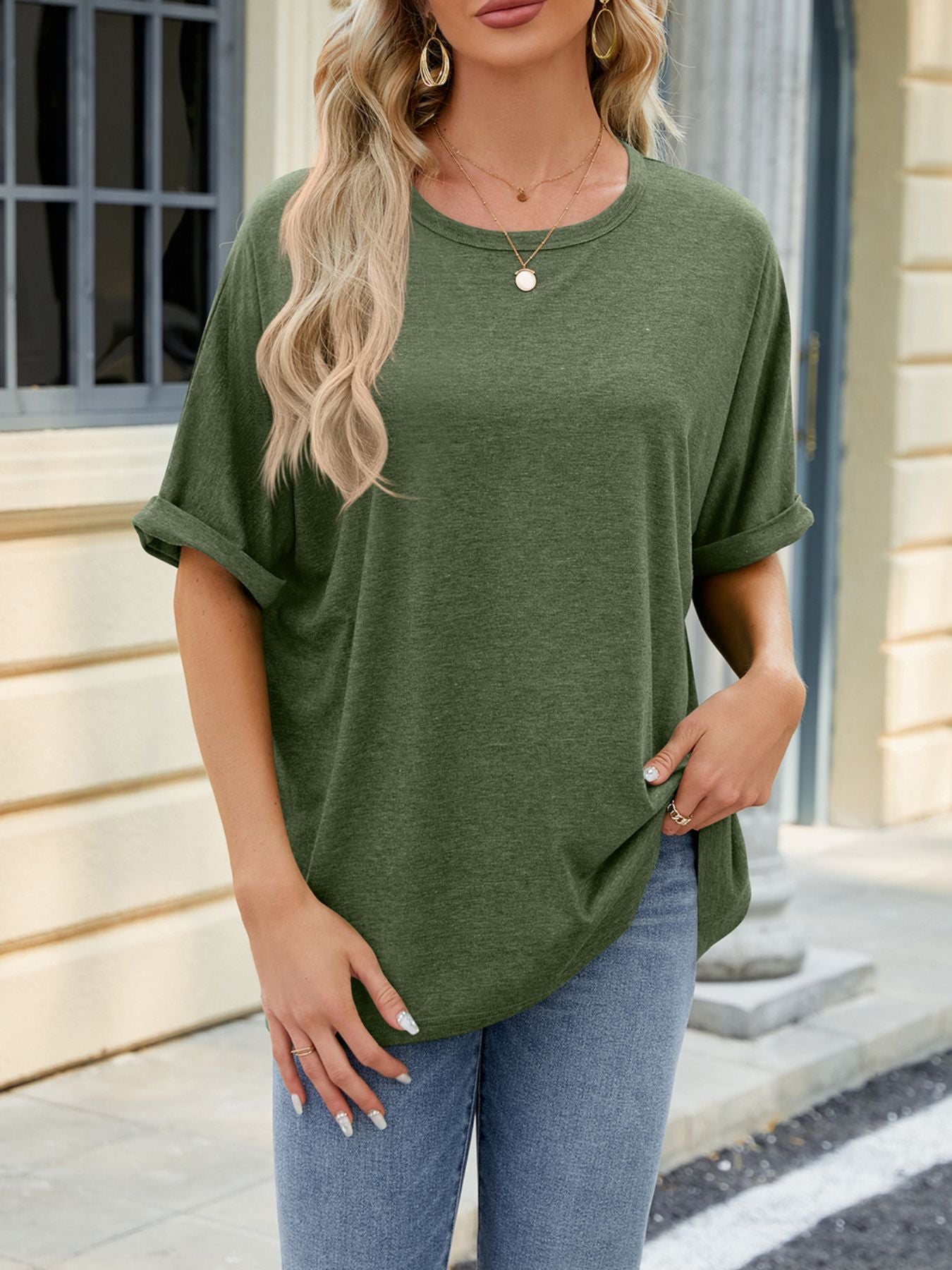 casual-loose-fit-rolled-sleeve-tshirt-back-view-comfortable-fit