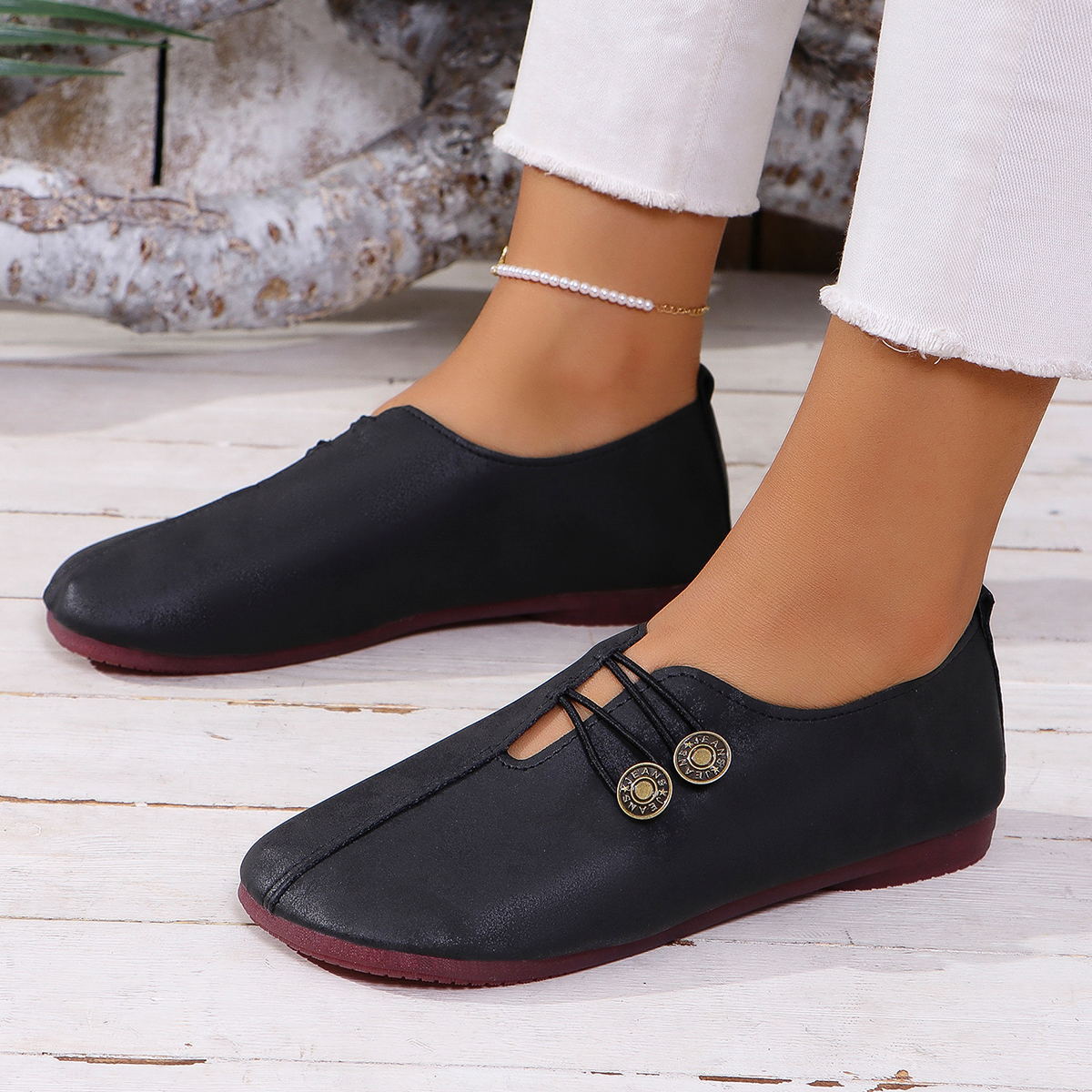 round-toe-slip-on-shoes-women-front-view-casual-footwear
