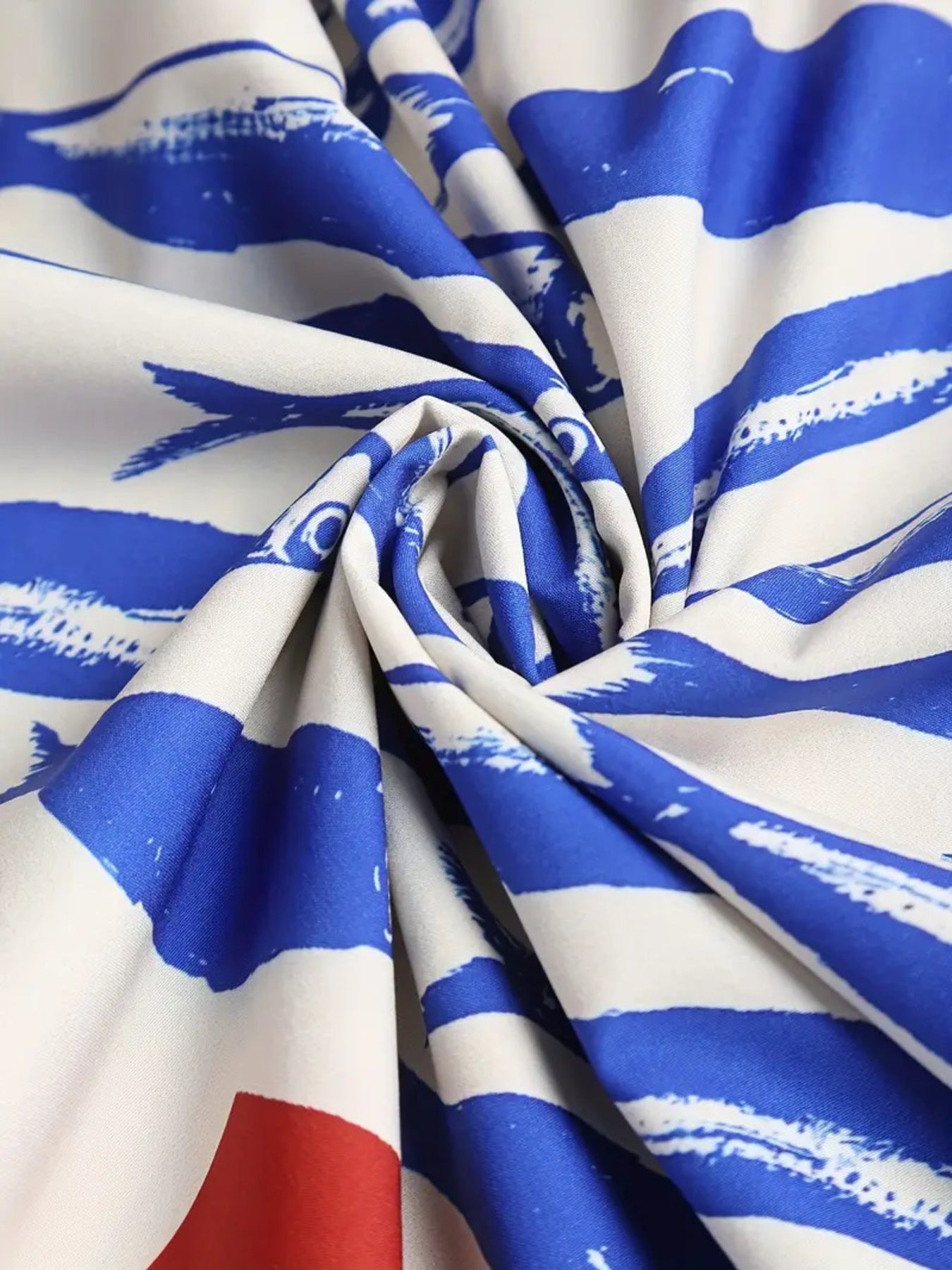 styled-sardine-print-spaghetti-strap-midi-dress-vacation-outfit
