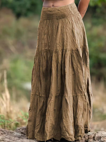tiered-maxi-skirt-women-front-view-flowy-design