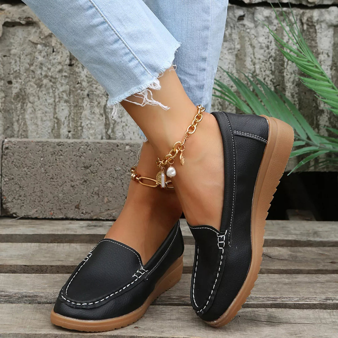 round-toe-wedge-slip-ons-front-view-womens-footwear